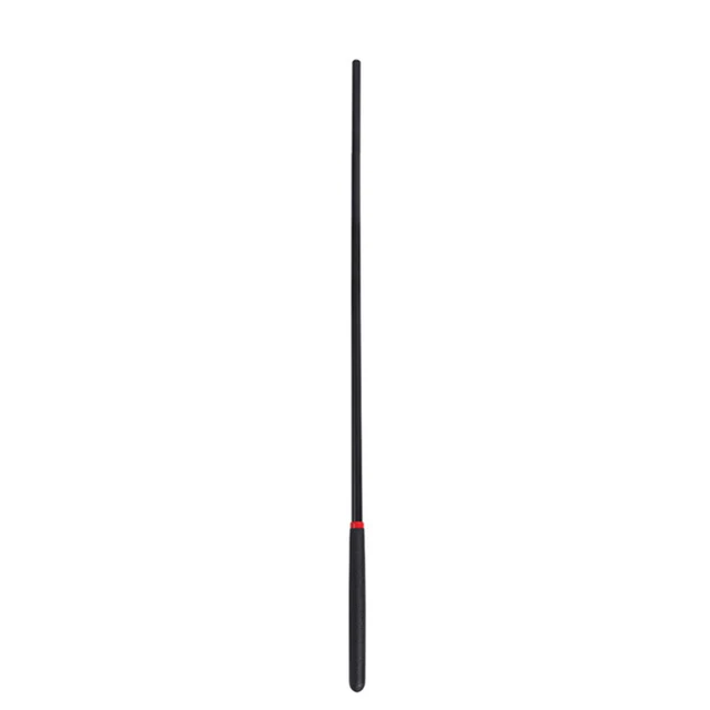 50CM Elasticity Resin Material Straight Whip Riding Crop Flogger Black Glossy Handle Cover Paddle Slapper for Horse Training 2