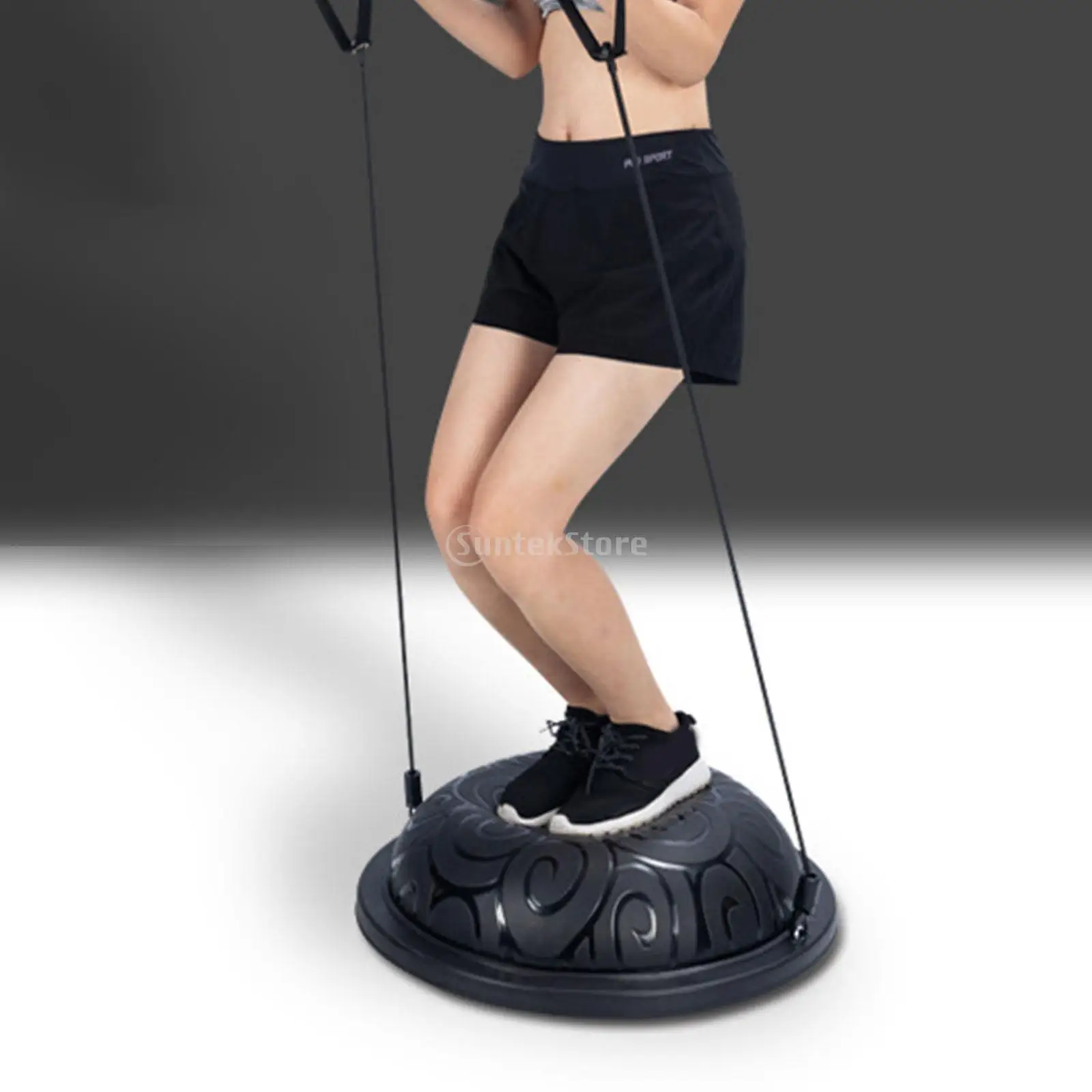 Balance Ball 18 inch Half Ball Sport Balance Core for Fitness Yoga Gym