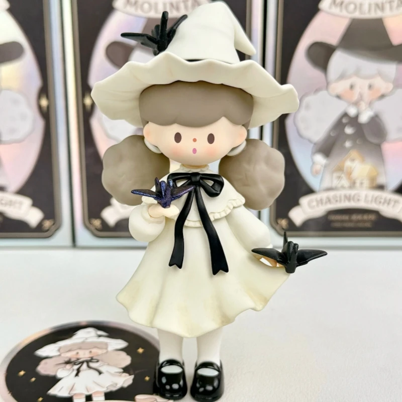 Molinta Chasing Light 시리즈 블라인드 박스 귀여운 Molinta 입상 인형 미스터리 박스 Collectible Decor 액션 피규어 장난감 소녀 선물