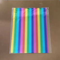 Gold Silver Red Hot Stamping Foil Paper for Crafting and Elegance - 50 Sheets A4 Size (Colorful)