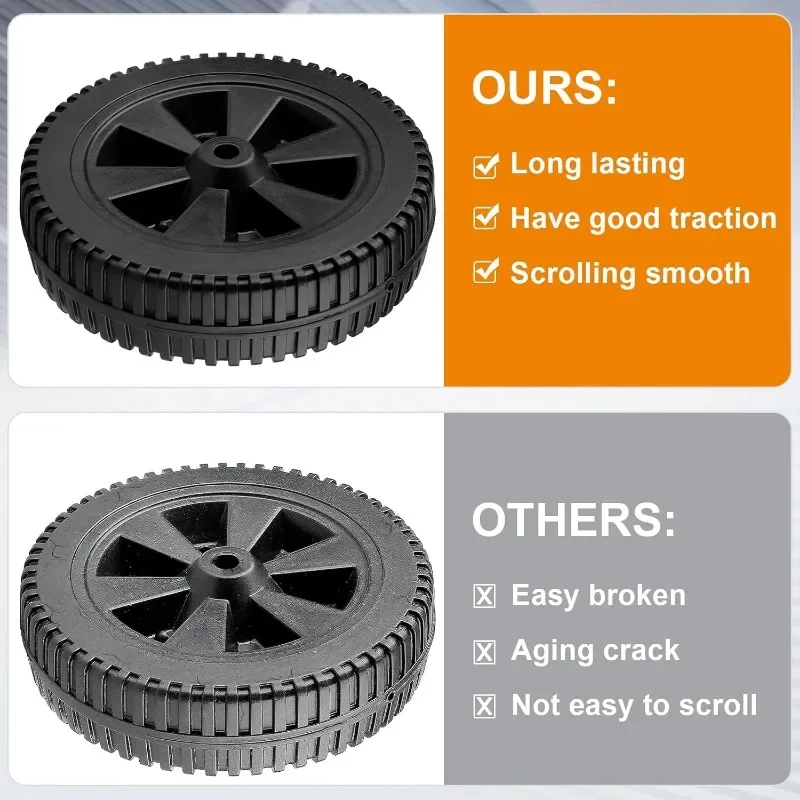Barbecue Cart Wheels Wear-resistant Heat-resistant for Multifunctional Barbecue Stoves and Kitchen Accessories