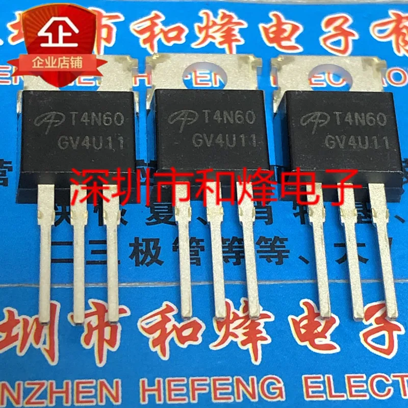 

30 шт. Оригинальный Новый T4N60 AOT4N60 TO-220 600V 4A