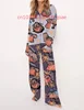 Moo Deng Baby Satin Pajama Set 3D Printed Spring/Summer New  Casual FashionLong Sleeve Set 2