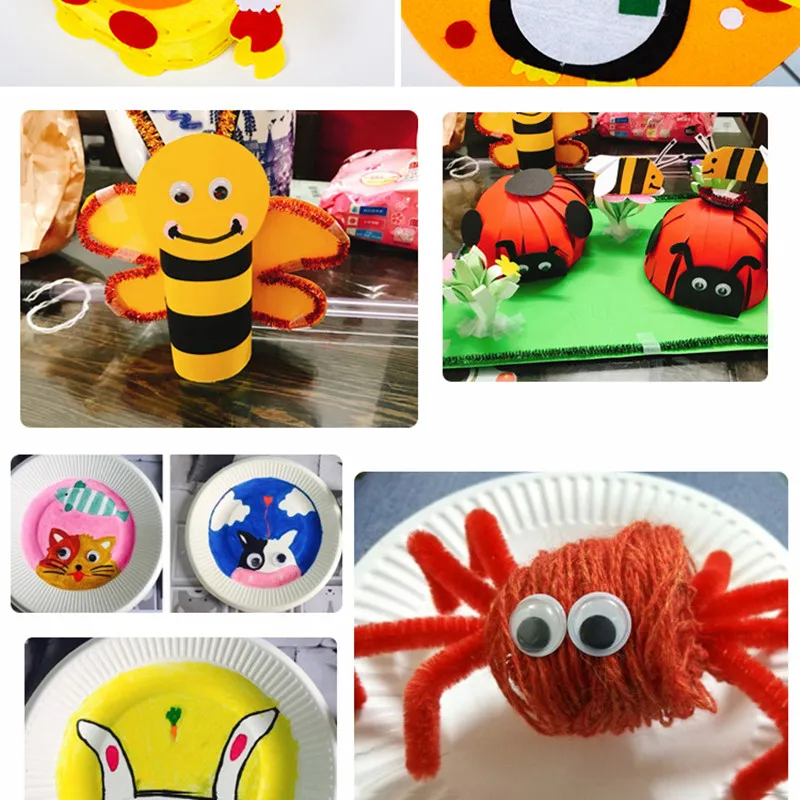 Self-adhesive Doll Eyes Wiggly Googly Eyes DIY Creative Activities Eye Accessories 6/8/10/12/15mm