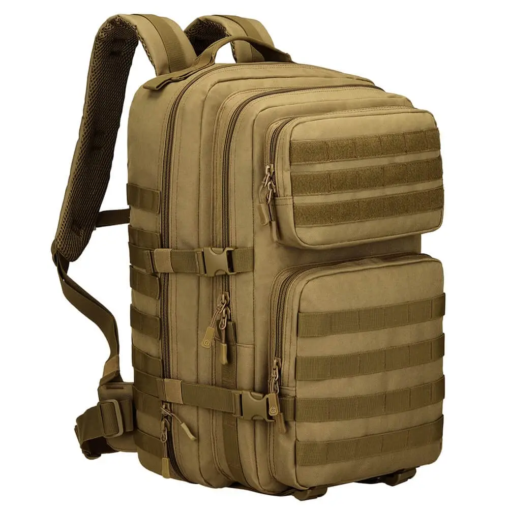 

45L Tactical Backpack Molle Military Assault Bag Laptop Backpack Travel Backpack for Outdoor Camping Fishing Hiking Hunting
