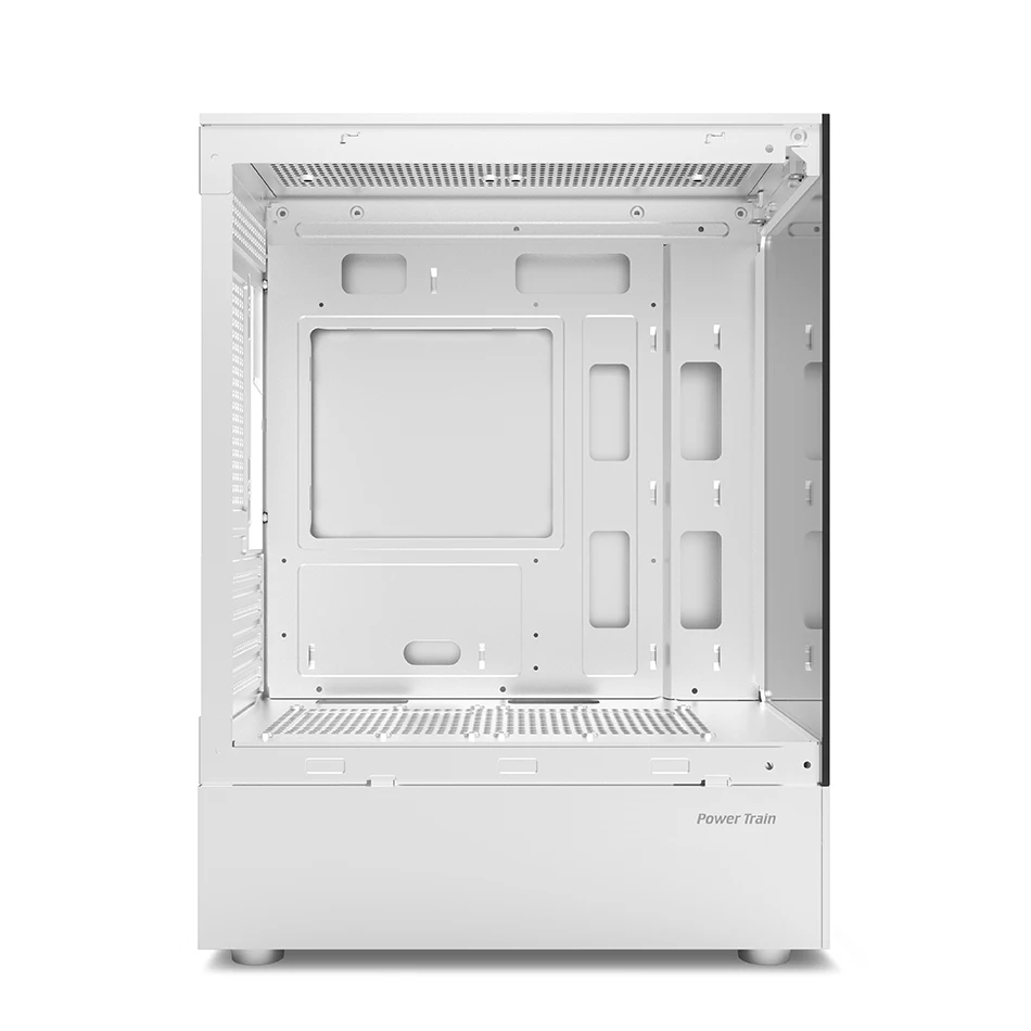 Power Train Illusionary Realm Computer Case M-ATX ITX Seaview Room Side Transparent Desktop Chassis Support 240 Water Cooler