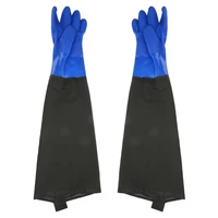 Durable and Slip resistant Long Waterproof Rubber Gloves Resist Acid,for Washing Dishes,Keep Your Arms Dry and Protected 2