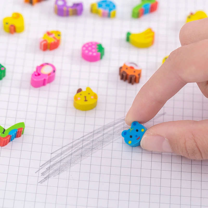 

50 шт./партия, Детские резинки-ластики