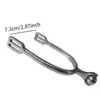 2 Pieces Horse Spur with Rotatable Gear Equestrian Accessory,Western Cowboy Spur 6