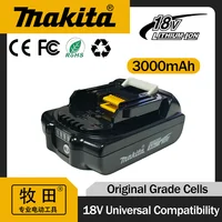 High-Quality Makita Lithium-ion  18V 3.0Ah Rechargeable Power Tool Battery Charger and DGA404 DTD173 TWO04G DTW700