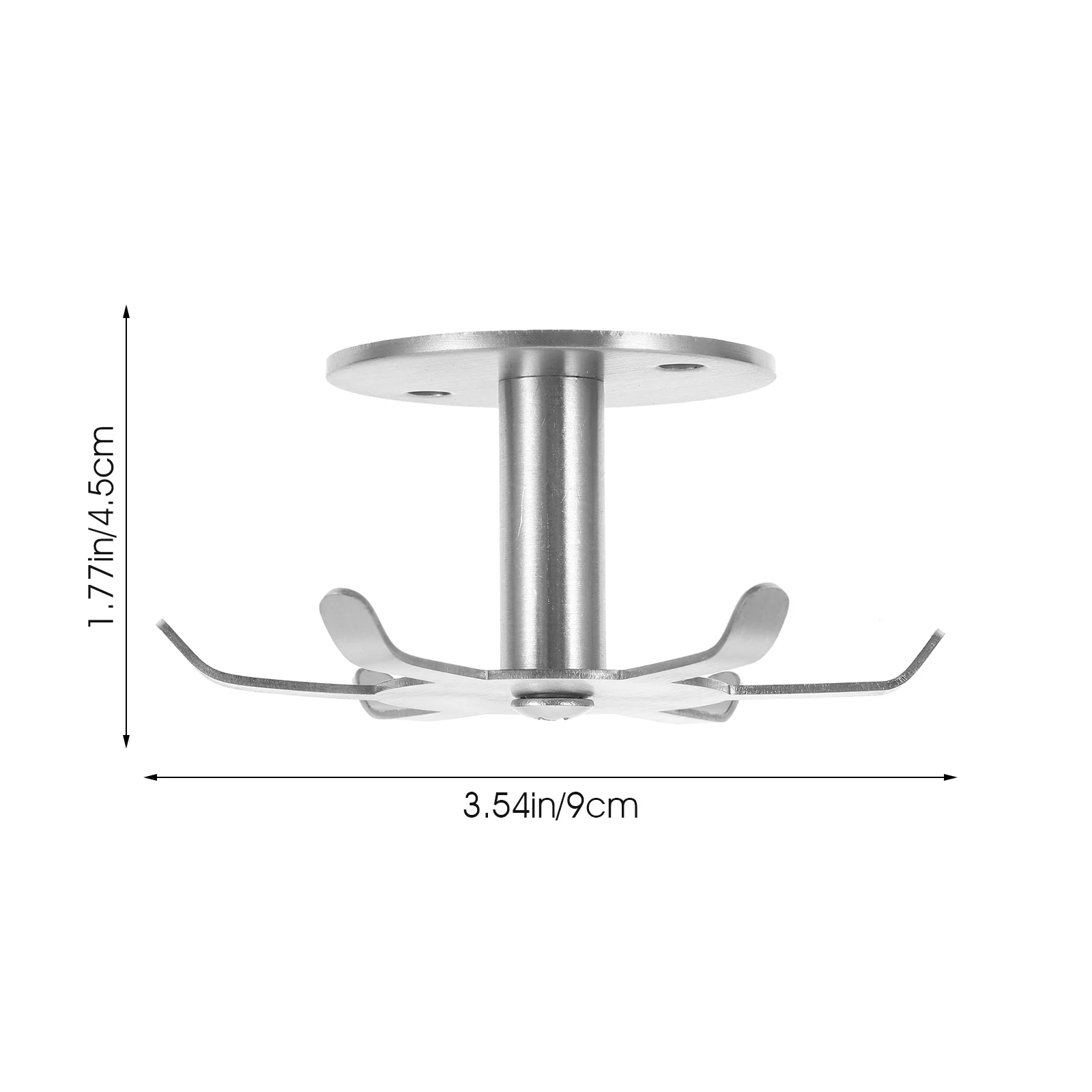 Six Claw Swivel Hook Stainless Cookware Kitchen Gear Convenient Hooks Cutlery Rack