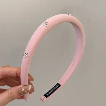 Minimalist Pink Padded Headband, Chic Everyday Hair Accessory