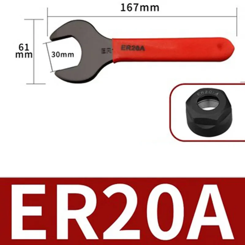 Er schlüssel a m um o ms iso apu typ schlüssel er8 er11 er16 er20 er25 er32 er40 er50 cnc bearbeitungs zentrum werkzeug halter schlüssel mutter – Detail 12