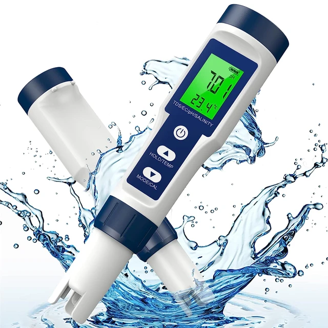 Kits de test d'eau du compteur TDS pour l'eau potable, compteur TDS,  compteur EC et compteur de température 3 dans 1, 0 -9990 ppm écran LCD