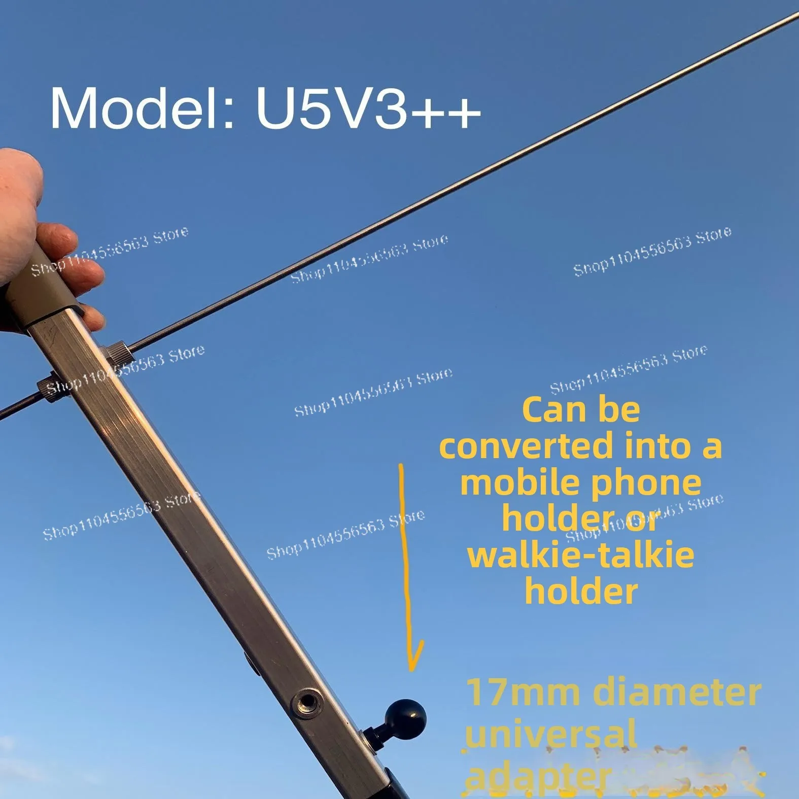 U5V3 UV 듀얼 밴드 야기 안테나 ? 휴대용/고정형 퀵 릴리즈 디자인, 위성 및 중계기 통신용