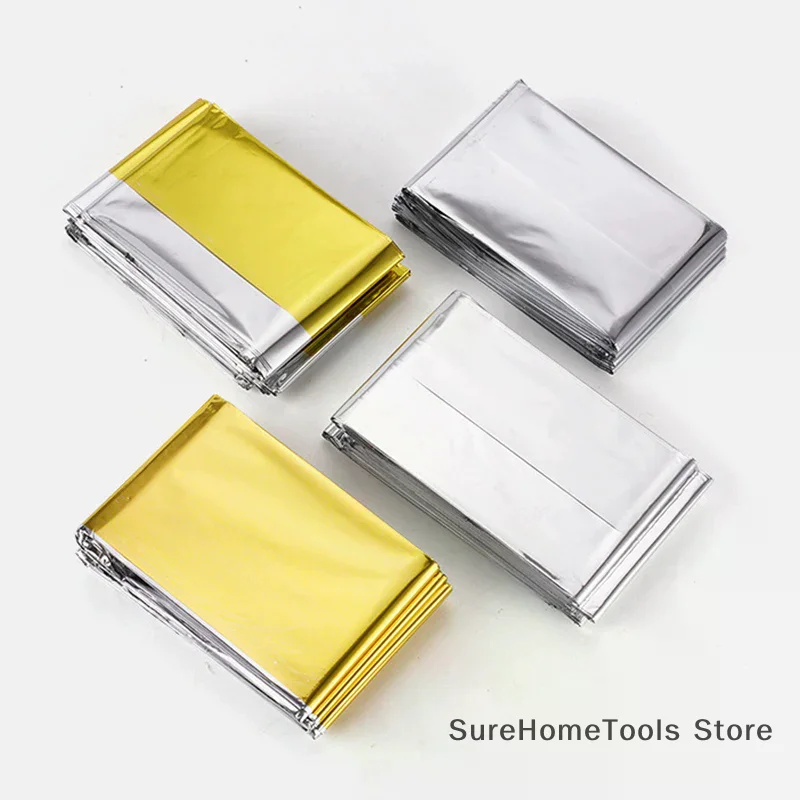 Emergency Rescue Blanket Keep Warm Survival Blanket Waterproof Survival Blanket Outdoor Thermal Blanket Travel Camping Hiking