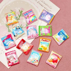 10 Pcs New Cute Bright Surface Cartoon Fruit Animal candy Resin Scrapbook Diy Jewelry Children Party Hairpin Accessories