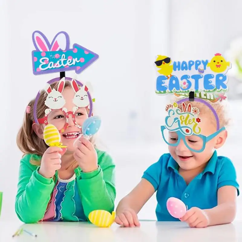 Bunny Headbands Dress Up Birthday Party Supplies 6X Costume Decoration For Women Headbands For Party Favor Hair Accessories