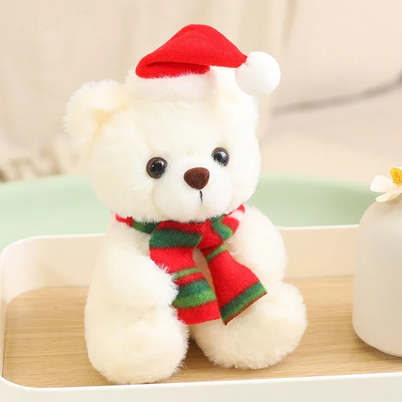 20cm Cute Christmas Series Dolls Christmas Tree Old Man Christmas Tree Deer Toy Snowman Deer Toy Boy Girl Christmas Gift 4