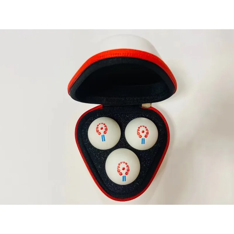 Table Tennis Balls CHENGDU World Championships Double Fish 3-Star V40+ Ping Pong Balls Limited Edition