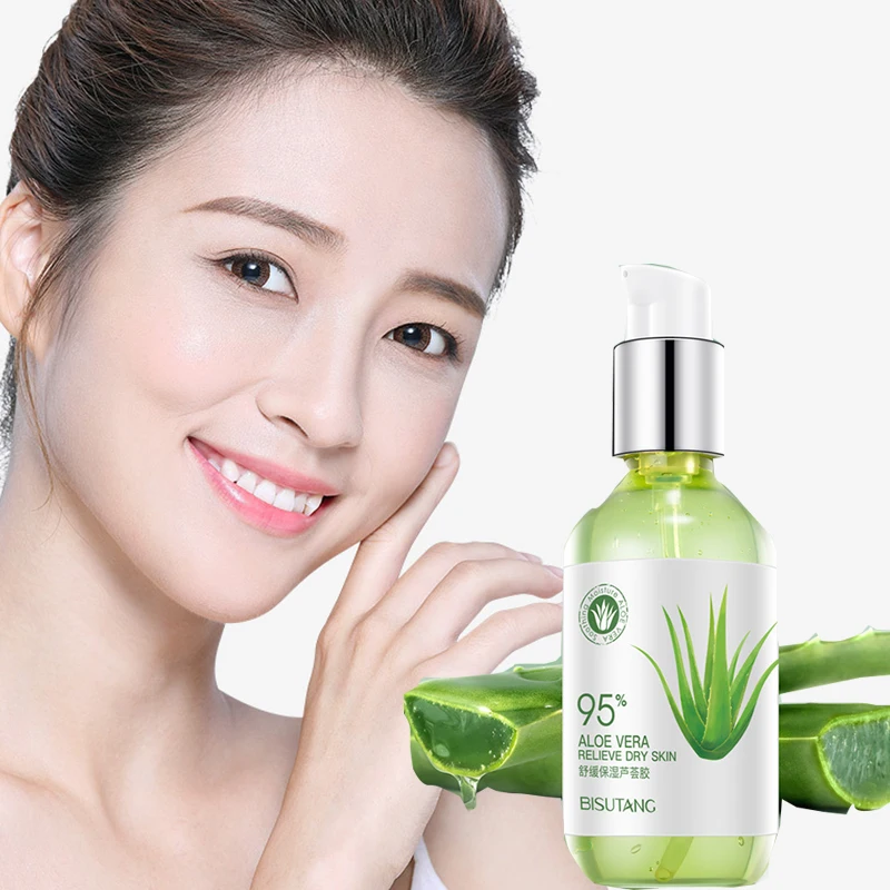 

Aloe vera gum Soothing repairing moisturizing Post sun repair reducing acne with aloe vera gel facial skincare products