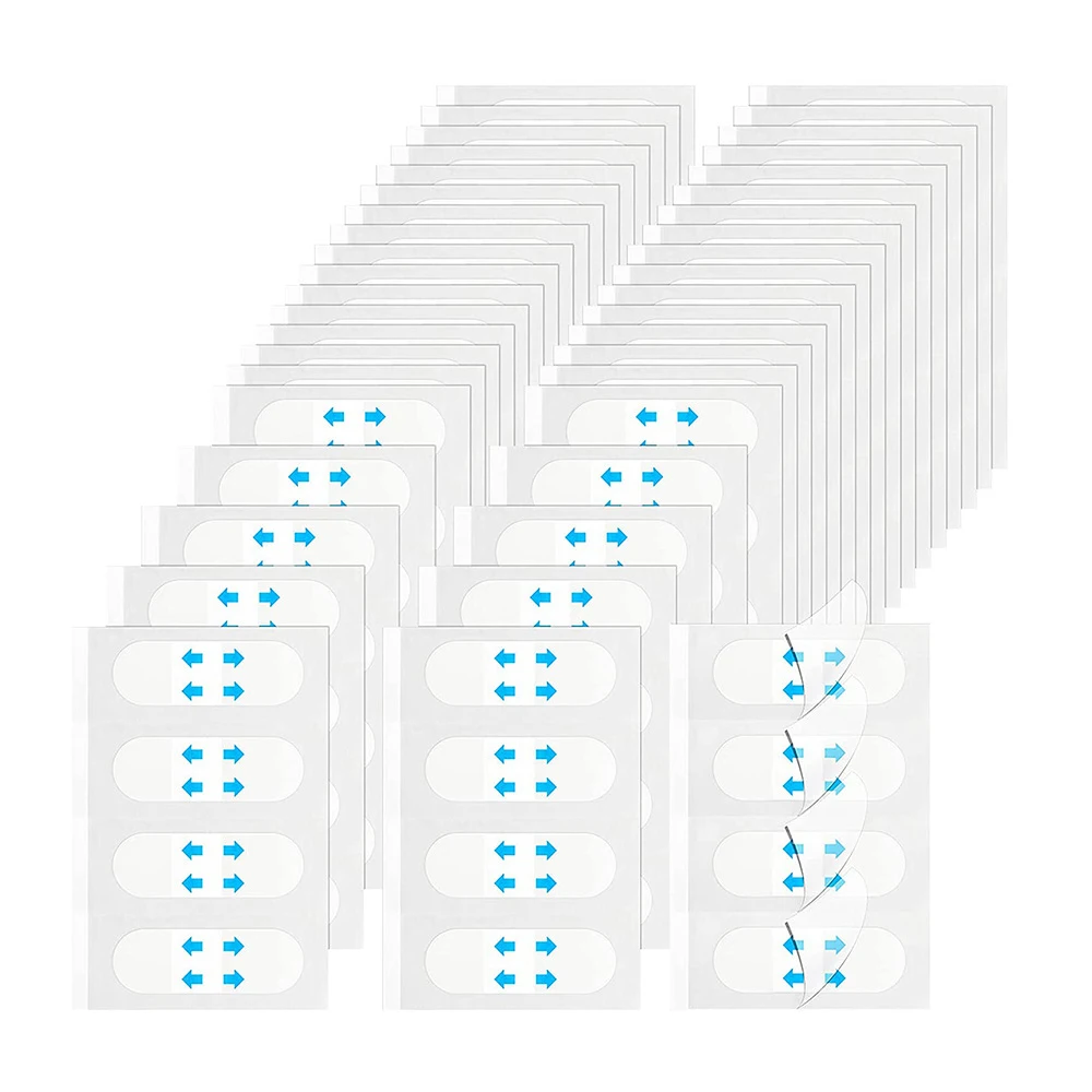 80Pcs/Waterproof V Face Makeup Adhesive Tape Invisible Breathable Lift Face Sticker Lifting Tighten Chin V-shaped Face 6