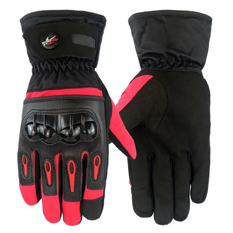 

Motorcycle Gloves Adjustable Wrist Strap Winter Windproof Waterproof Warm Non-slip Full Finger Gloves