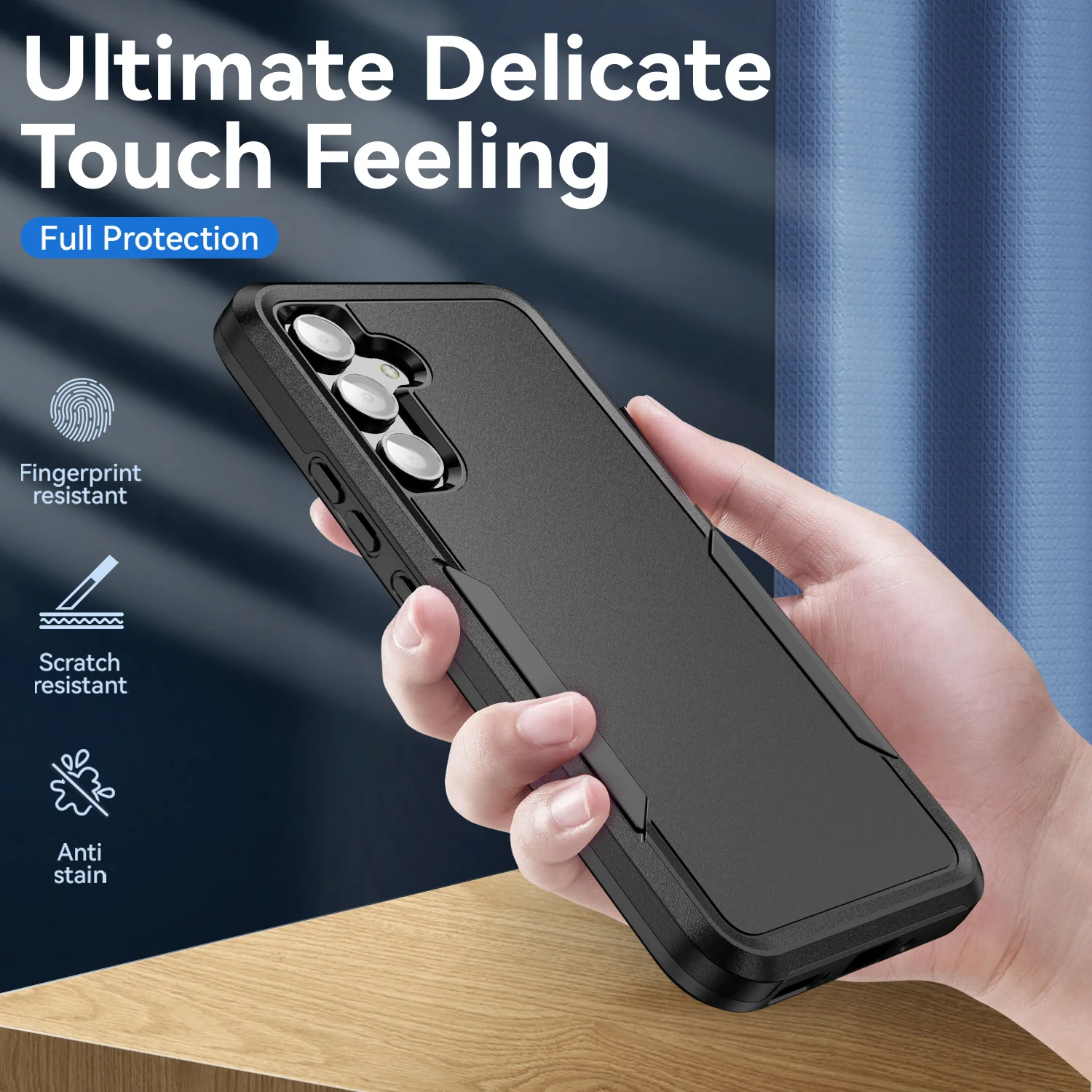 Heavy Duty Armor Shockproof Phone Case - Durable Protective Back Cover