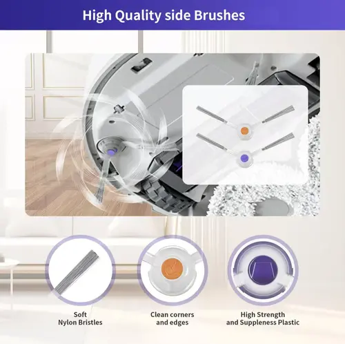 Narwal Freo X Ultra / J4 / J4 Lite Robot Vacuum Spare Parts Main Side Brushes Mop Cloths HEPA Filters Accessories - Image 6