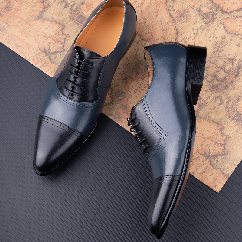 Business Versatile Lace-Up Fashion Dress Shoes Formal Office Casual  Breathable Men Suit Footwear Oxford Style New Arrival Design - AliExpress  322