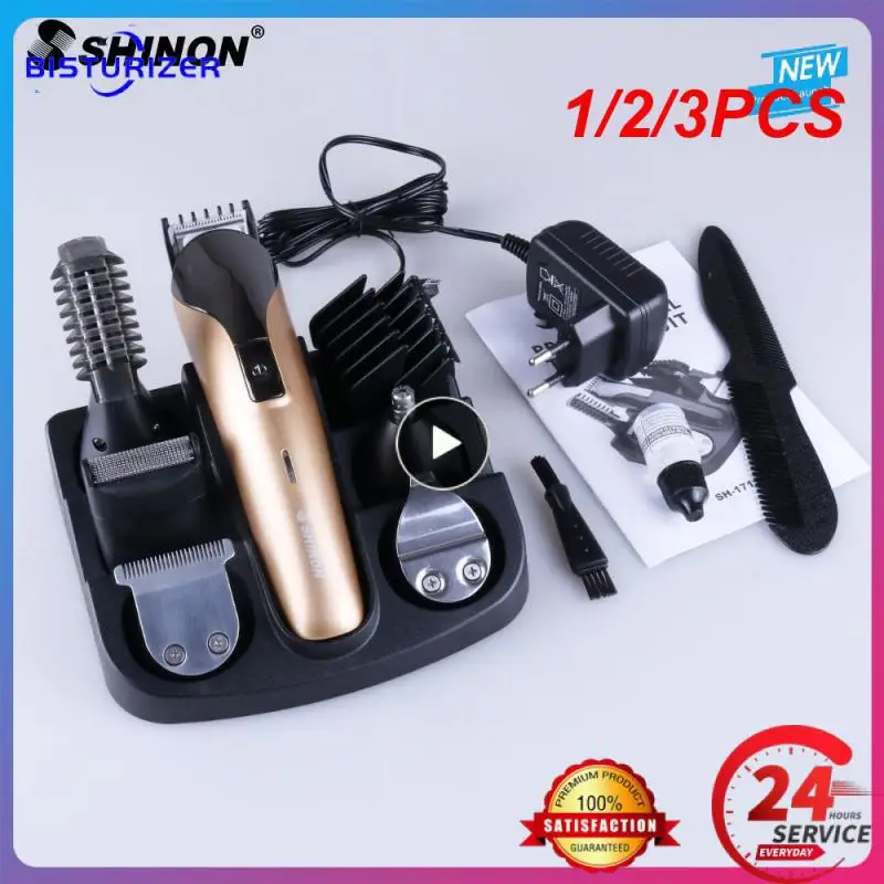 

1/2/3PCS Kemei Digital Display All In Hair Trimmer Men Eyebrow Beard Trimmer Electric Hair Clipper Grooming Kit