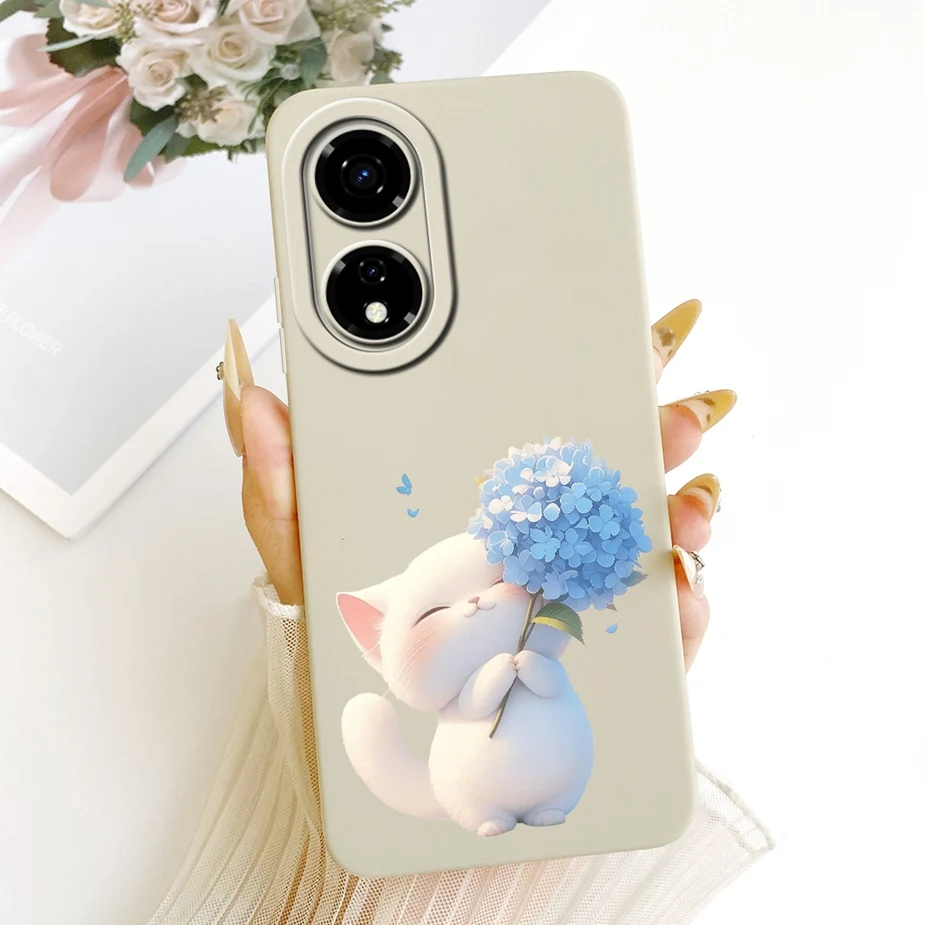 Luxury Love Heart Painted Soft Silicone Case - Stylish Protective Cover