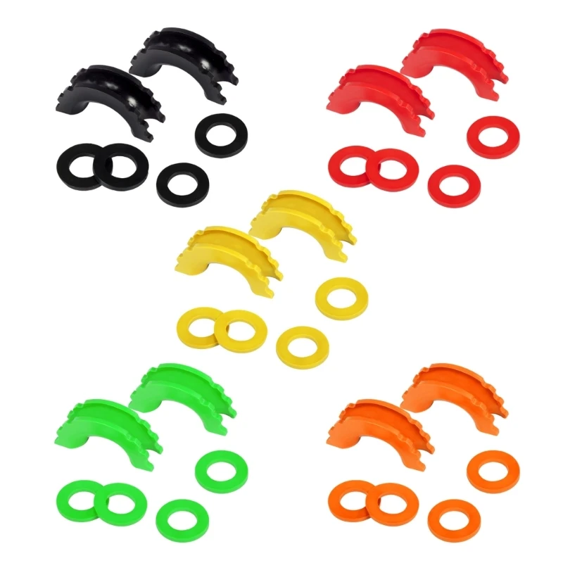 

1 Set Heavy Duty Rubber Trailer Hitch Protector Cover for Off-road Vehicle Car Truck 3/4 Inch Towing Shackle Hooks Isolators