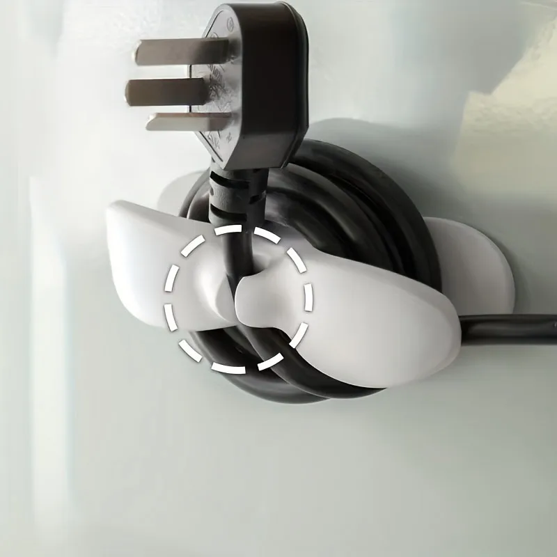 Power Cord Organizer Wire Clamping Winding Storage Device