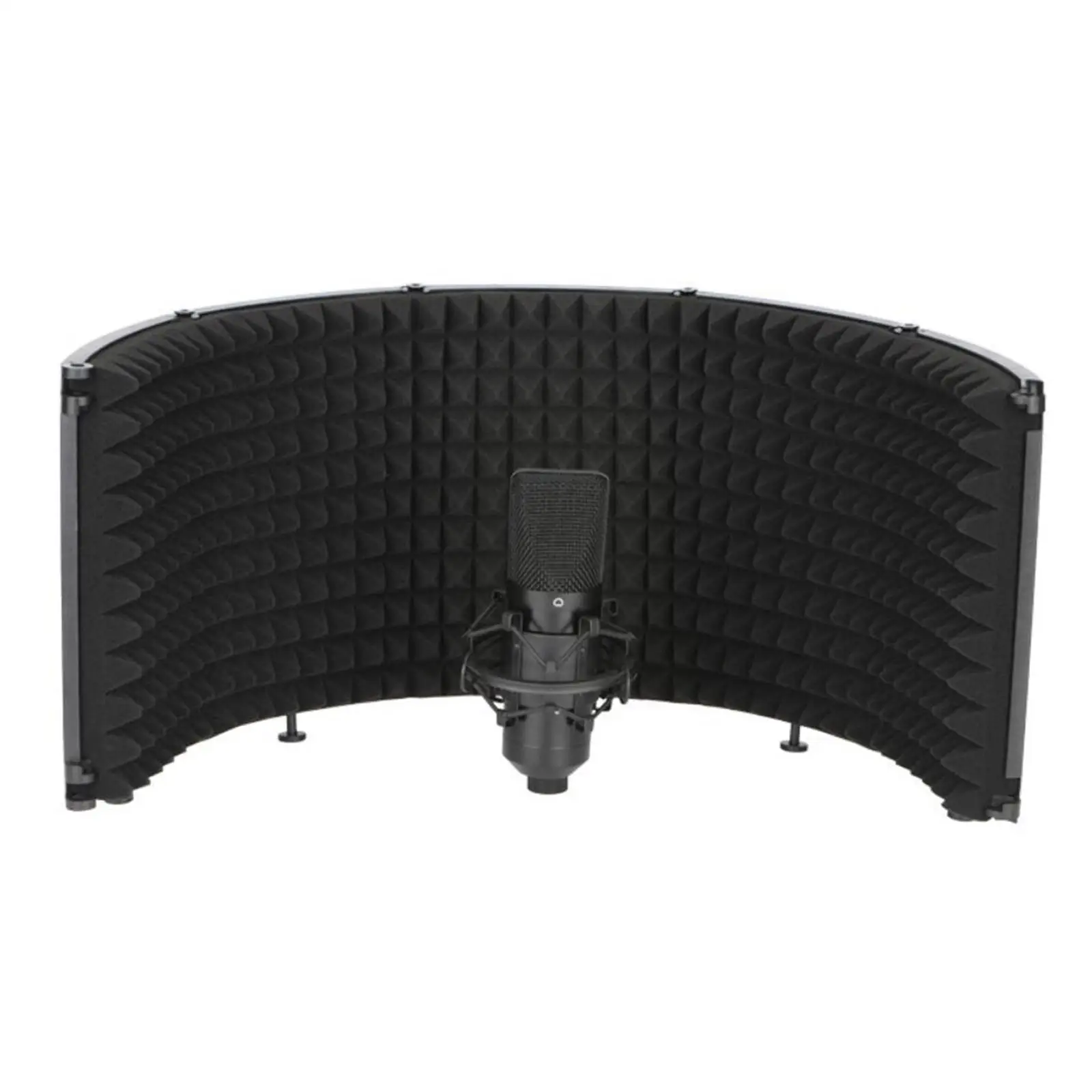 

Professional Microphone Isolation with Stand and Sound Dampening Foam