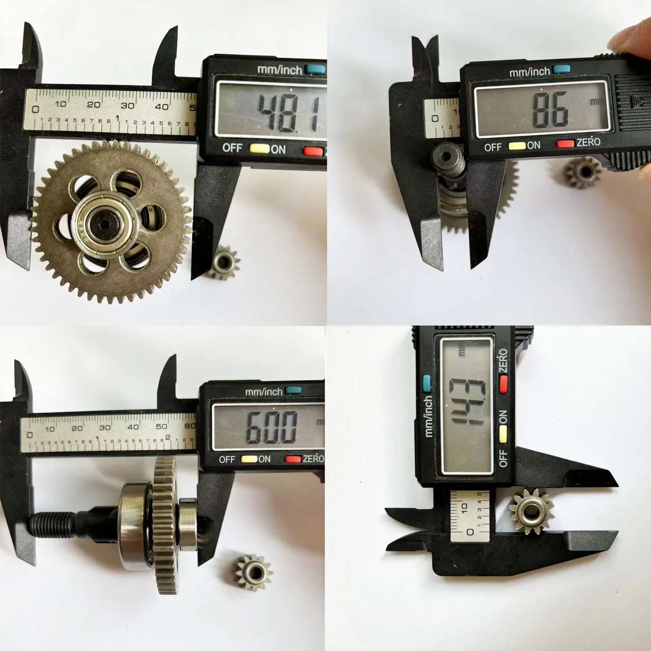 48mm 47 teeth Gear assembly for Lithium-ion lawn mower Charging electric chainsaw gears Mini saw accessories