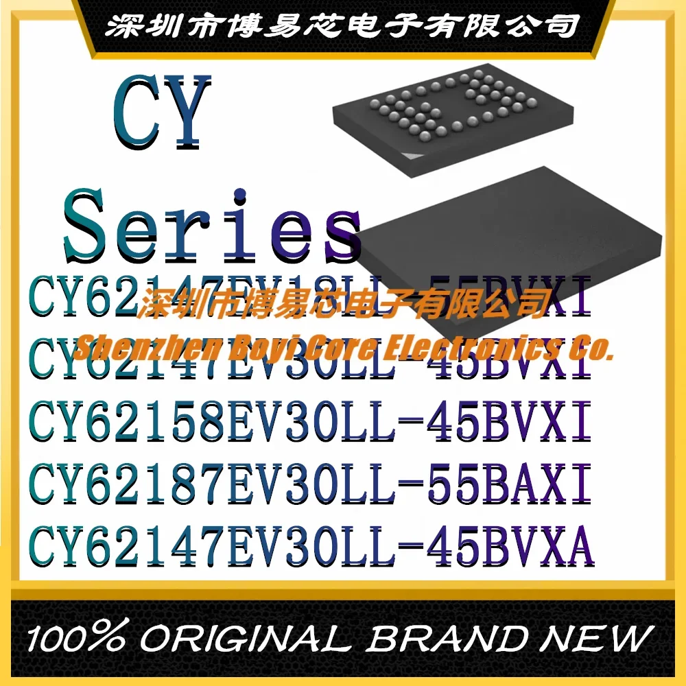 CY62147EV18LL-55BVXI CY62147EV30LL-45BVXI CY62158EV30LL CY62187EV30LL-55BAXI CY62147EV30LL-45BVXA Static Random Access Memory 5pcs lot is43dr16160b 3dbli encapsulation bga 84 is43dr16160 dynamic random access memory is43dr1616 integrated circuit