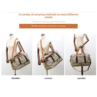 Sac de voyage extensible pour femmes, sac à main de sport, sac de Fitness, grande capacité, sac de nuit pour week-end à une épaule 6