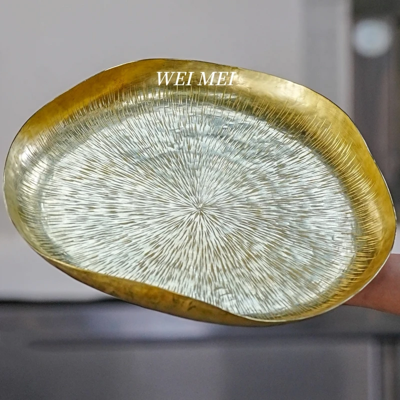 "Artisan’s Edge" Vintage Brass Tray - clHouse & Home