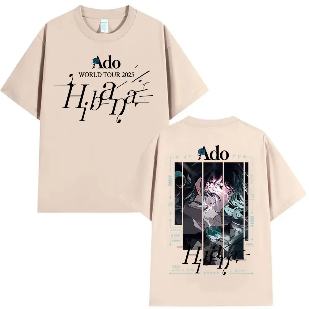 Japanese Ado Hibana WORLD TOUR 2025 New T-Shirts Men Women
