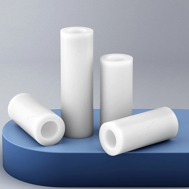 

ID 5 6 8mm White ABS Isolation Column Plastic Pad Column Through Column Nylon Spacer Round Hole Pillar OD 7-14mm