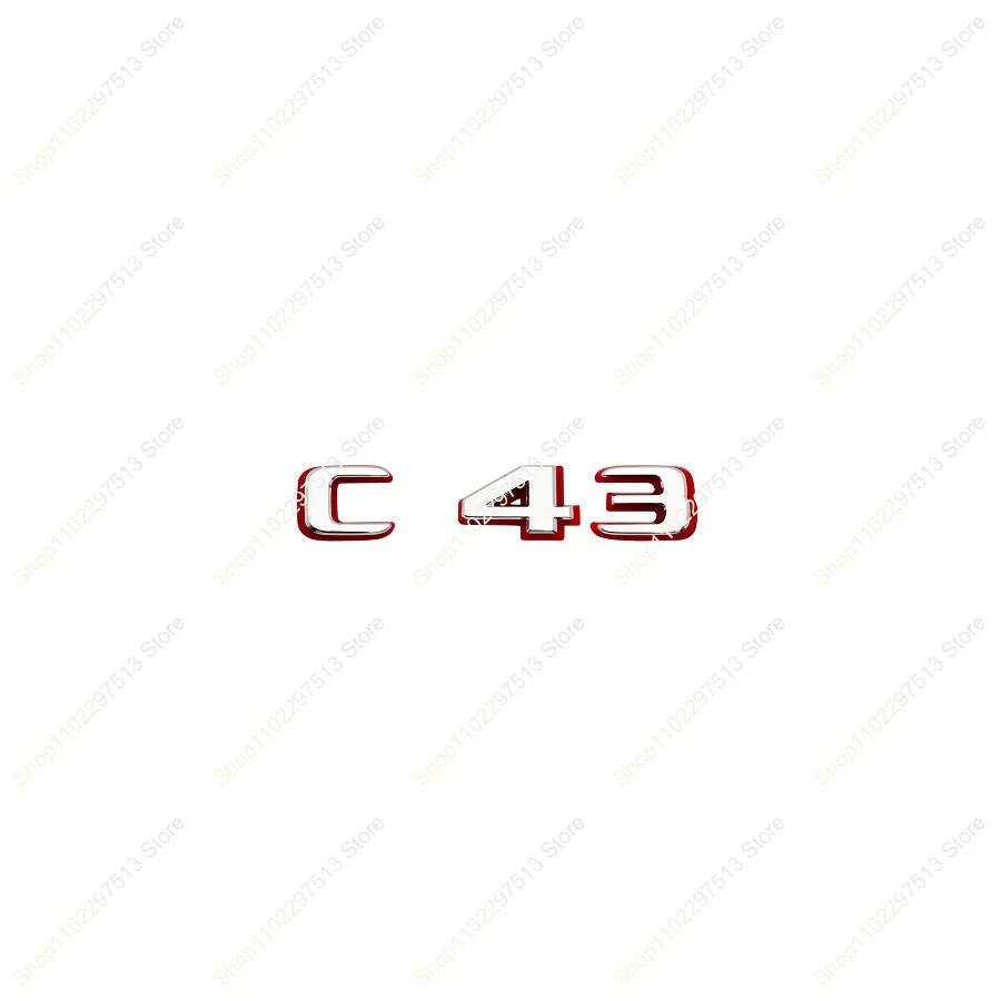 Sleek Black and Red Decorative Car Emblem Sticker with Silver Accents