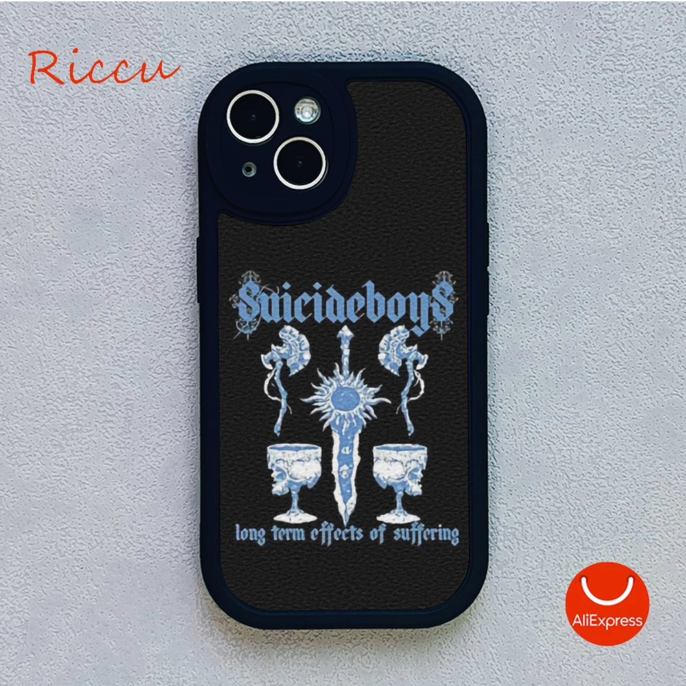 thumbnail image 1 of Funda de teléfono Suicideboys G59 para Iphone 14, 13, 11, 12 Pro MAX, 13, 12 MiNi, 7, 8, 15 plus, 14 pro, XS, XR, Fundas protectoras de piel de cordero, 1 of 5