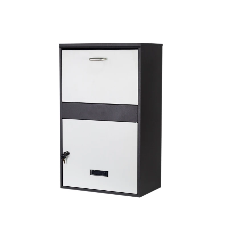 

Outdoor Parcel Delivery Box Large Parcel Drop Box Smart Outdoor Galvanized Steel Mailbox