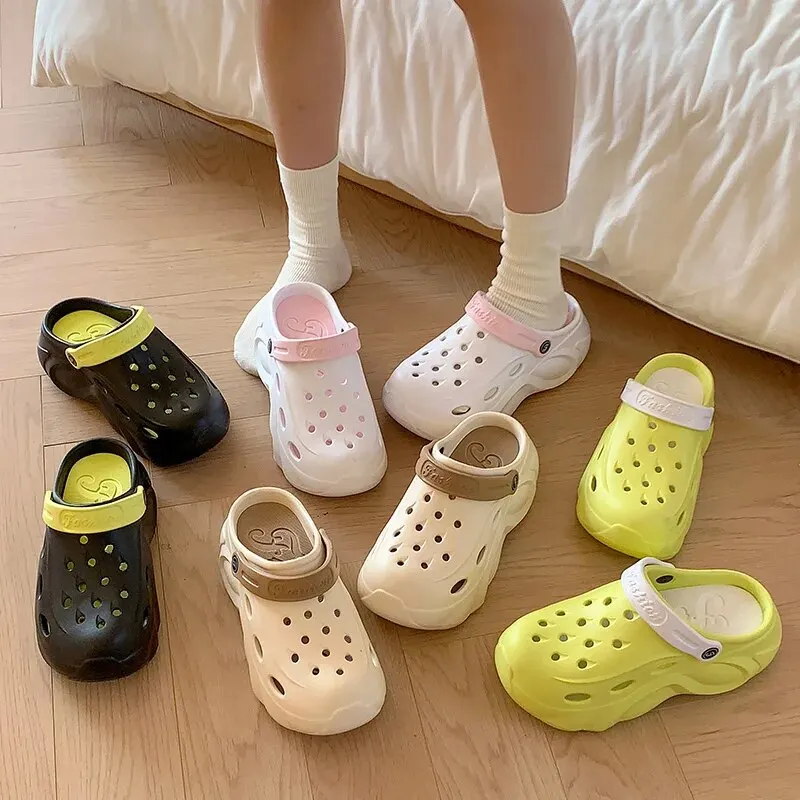 Dongdong Shoes Women's Summer Outwear Trendy Thick Sole Anti Slip 2024 New Beach Baotou Sandals Women's ZYT2426 4