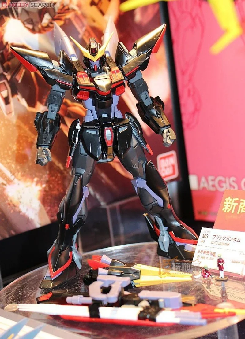

Bandai Gunpla Mg 1/100144 Gat-x207 Blitz Gundam Сборная модель с подвижными суставами высококачественные коллекционные куклы модели детские игрушки подарки