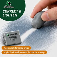 Marie's 18pcs Kneaded Eraser for Sketching, Moldable Rubber Eraser Set for Charcoal Graphite Drawing,Lifting Blending 5