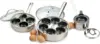 International Endurance® Egg Poacher Set for 4 Eggs | Glass Lid with Steam Vent | Perfectly Poached Eggs | Includes Non-Sti 3