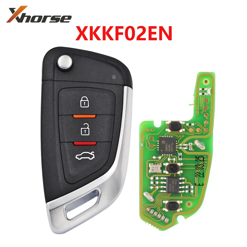 

Универсальный дистанционный Автомобильный ключ XHORSE XKKF02EN VVDI, 3 кнопки для VVDI Key Tool/VVDI2