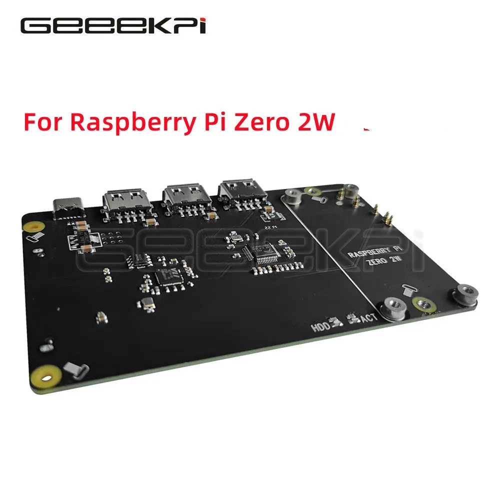 

GeeekPi X301 2.5" SATA HDD/SSD NAS Storage Expansion Board USB HUB for Raspberry Pi Zero 2W / Zero W